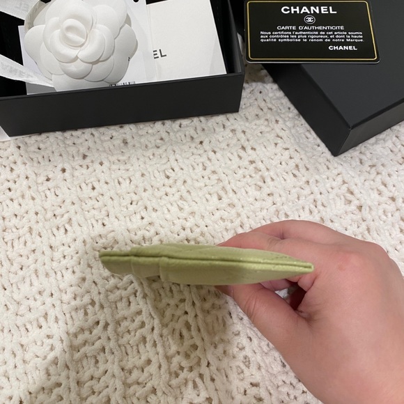 ❌SOLD❌Chanel O card holder pistachio green Rare - Picture 7 of 11